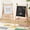 Morandi, variant on Tiny Land Kids Art Easel with Paper Rolls, Chalkboard & Magnetic Whiteboard for Ages 3-8