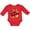 Red, variant on Inktastic My 1st Oktoberfest Green Hat Accordion and Pretzels Boys or Girls Long Sleeve Baby Bodysuit