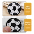 thumbnail image 5 of KAKOWELY 10 parches de tela de fútbol, bordados, para ropa (5 cm), 5 of 5