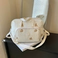 thumbnail image 6 of openpig Diaper Bag Tote,Baby Diaper Bag, Travel Diaper Tote Caddy for Mom and Dad Multifunction Baby Bag, Crossbody Diaper Bag Mini Purse - White, B, 6 of 9