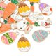 thumbnail image 3 of 22Pcs 11 Styles Alloy Enamel Pendants Easter Charms Golden Carrot & Rabbit & Easter Egg Mixed Shapes Mixed Color 16~34.5x5~20x1~1.5mm Hole: 1.5~2mm 2pcs/style, 3 of 6