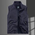 thumbnail image 2 of Kureaily Men's Casual Lightweight Outdoor Fishing Work Travel Photo Vest Jacket Multi Pockets, 2 of 4
