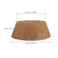 thumbnail image 2 of HOOWIFFY Farmhouse Christmas Tree Collar Ring Woven Rope Base Cover for Artificial Trees, 2 of 6