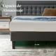 thumbnail image 3 of Base de Cama con Cabecera Matrimonial Zinus Dachelle Tapizada Con Botones Gris Oscuro. Fácil Armado, para Todas las Edades., 3 of 6