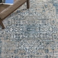 thumbnail image 6 of SAFAVIEH Victoria Corine Medallion Area Rug, Blue/Gray, 5' x 8', 6 of 8