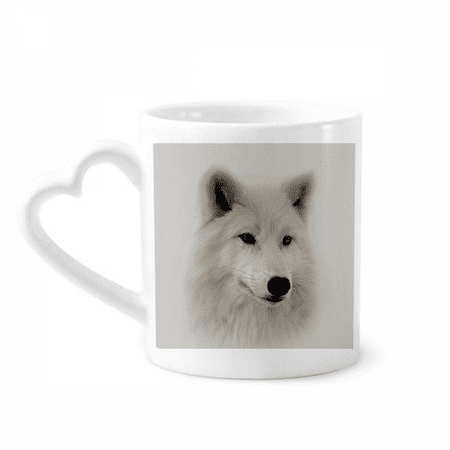 

Wolf Skin Hair White Art Deco Fashion Mug Coffee Cerac Drinkware Glass Heart Cup