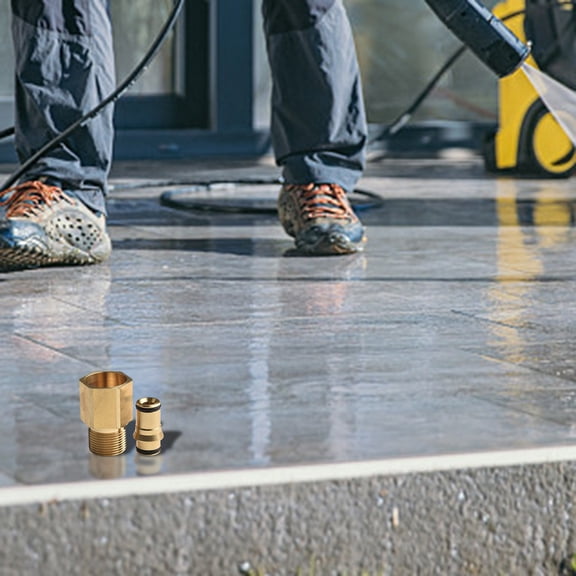 1Pc M22 Brass Male High Pressure Hose Adapter Pressure Washer Quick Coupler Fangkenuo