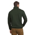 thumbnail image 3 of Chaps Men's & Big Men's Fleece Quarter Zip with Plaid Flannel Trim, Size S - 2XL, 3 of 6