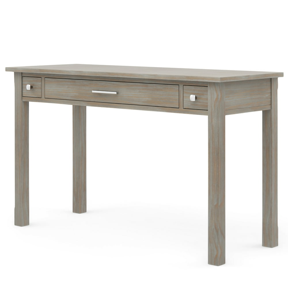 Brooklyn + Max Lincoln Solid Wood Contemporary 47 inch Wide Writing