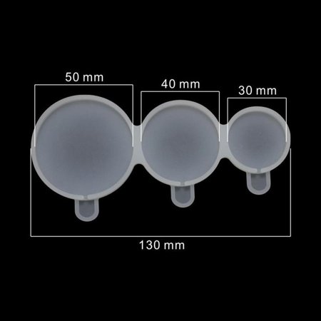 

Lollipop Silicone Mold Translucent DIY Chocolate Plate Baking Shape Tool D4A9