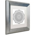thumbnail image 2 of Trademark Fine Art "Create Mandala" Canvas Art by Kathy G. Ahrens, White Matte, Silver Frame, 2 of 4