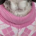 thumbnail image 3 of Argyle Style Ribbed Fashion Pet Sweater, 3 of 5