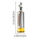 thumbnail image 3 of Botella Dispensadora de Aceite de Acero Inoxidable con Escala de Medición | Pico de Apertura y Cierre Automático | Botella de Vidrio y Acero Inoxidable de 200 Ml, 300 Ml o 500 Ml para Condimentos de, 3 of 6