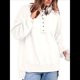 thumbnail image 2 of Sudadera para Mujer, Estilo Informal, de Larga, con Botones y Cuello Henley, Estilo Túnica, para Otoño. M, 2 of 8