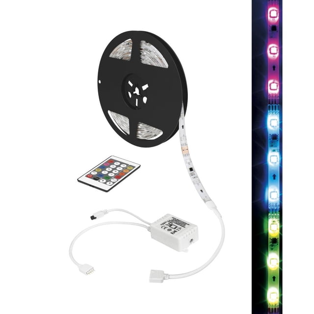 Tira LED Multicolor SMD5050 AKSI RGB-5 mts AKSI 118232 AKSI 118232