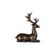 thumbnail image 3 of Artesanías Decorativas Paquete de 2 figuras de ciervos chapadas en oro para decoración de vitrinas de vino,salas de estar y muebles de TV. Rkxzt, 3 of 9