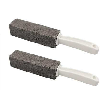 

Wina 2 Pieces Toilet Cleaning Pumice Stone with Handle Toilet Brush Durable Gap Cleaning Stick for Toilet Cleaning Kitchen Bath Foot Care
