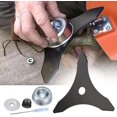 thumbnail image 3 of Weed Lawn Trimmer Tool, 9" x 36 Teeth Carbide Tipped Blades with Universal Adapter Kit, for Brush Cutter, Trimmer, Weed Eater, 3 of 6
