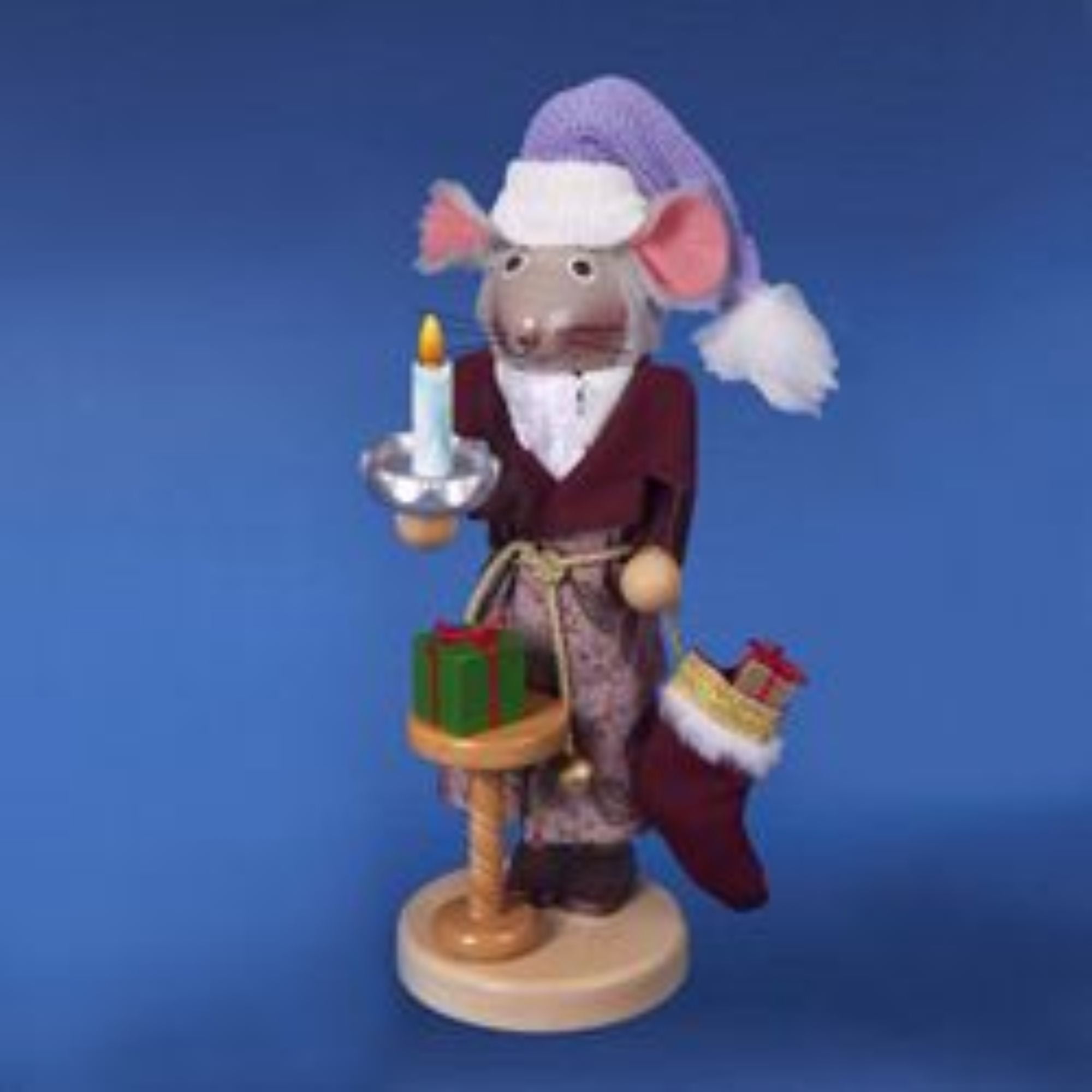 16" Authentic Steinbach Night Before Christmas Mouse Collectible