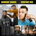 thumbnail image 2 of BILLAR Professional Barber Clippers and Trimmer Set - Foil Shaver Professional Hair Clippers for Men, Mens Cordless Hair Clipper for Barbers Haircut Kit（Black）, 2 of 7