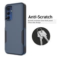 thumbnail image 2 of Samsung Galaxy A15 5G Case with Tempered Glass Screen Protector, Tekcoo Heavy Duty Rugged Shockproof Full Body Protective 2-IN-1 Phone Case Cover for Galaxy A15 5G, Dark Blue, 2 of 9