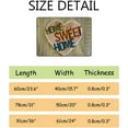 thumbnail image 2 of Coolnut Doormat Home Sweet Home Wooden Heart Lightweight Non Slip Indoor Outdoor Entryway Rugs Floor Mat for Bathroom Kitchen Entrance 31x20in, 2 of 6