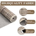thumbnail image 2 of ZACOO 2'x6' Modern Abstract Cross Line Runner Rug, Machine Washable Low Pile Non-Slip Indoor Rug for Hallway, Kitchen, Laundry Room, Brown, 2 of 8