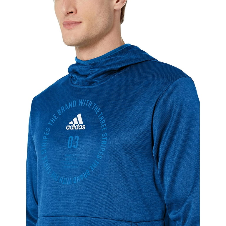 Adidas men's team issue top badge of sport hoodie