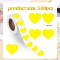 thumbnail image 4 of PRETXORVE Home Decor, Room Decor, Blank Stickers Self-Adhesive Heart-Shaped Stickers 500Pcs/Roll, 4 of 6