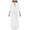 White, variant on NAFUU Lightweight Full-Length Robes For Women Short Sleeve Kimono Bathrobe Absorbent Quick Drying Robe Soft Spa Bathrobes