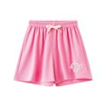 thumbnail image 2 of Ugoldhm Little Girls Soft Comfy Shorts with Drawstring Summer Casual Beach Sports Pants Size 5-10, 2 of 3