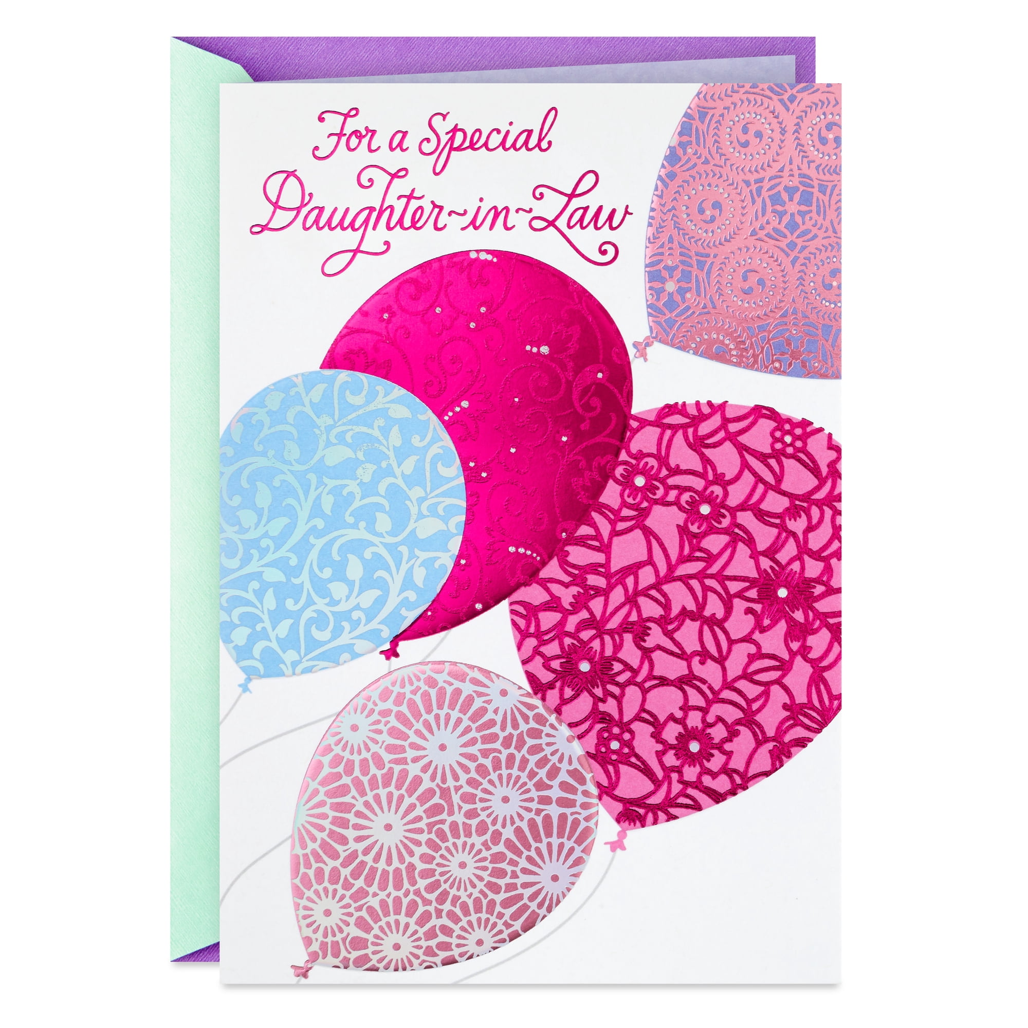 Hallmark Birthday Card for Daughter-in-Law (So Happy You're Part of Our Family)