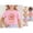 Light Pink, variant on RTKFRFLM Girls Young Wild and Three Birthday T-Shirt Cute 3rd Birthday Year Letter Graphic Crewneck Short Sleeve Tee 3-13Y