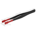 thumbnail image 2 of LOLIPPYY Tweezers with Rubber Tips 1Pack Flat Tip for Eyelash Users Home Use, 2 of 8