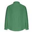 thumbnail image 5 of Mlzmgr Shirts for Men Long Sleeve Button down Lightweight Men's Shirts Vacation Casual Travel Tops, 5 of 6