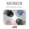 thumbnail image 6 of JVC Marshmallow True Wireless Earbuds HAA18TA with Memory Foam Earpieces, Blue, 6 of 7