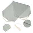 thumbnail image 3 of Toalla de Exfoliación de Cuerpo Elástica 1 Pc de Unique Bargains para Ducha, 18.50"x8.27" Gris, 3 of 6