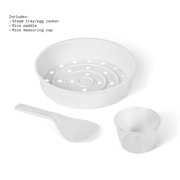 Beautiful 14-Cup Cooked, 6-Cups Uncooked Electric Rice and Grain Cooker, EverGood Non-Toxic Ceramic Nonstick Coating, Black Sesame by Drew Barrymore