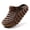 Brown, variant on Men's Women's Sporty EVA Clogs, Lightweight Garden Shoes with Embedded Massage Insole, Non-Slip Adjustable Strap Water Sandals for Beach Pool Yard