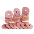 thumbnail image 1 of 24-Pack Cedar Rings for Hangers, Cedar Blocks for Clothing Storage, Natural Aromatic Cedar Wood for Wardrobes and Drawers, 1 of 5