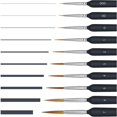 thumbnail image 2 of Juego de 10 pinceles para pintar por números, pinceles profesionales para artistas, acrílico, acuarela, miniatura, modelo, uñas, pintura facial, 2 of 5