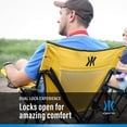 thumbnail image 4 of Kijaro Sillas de camping portátiles con doble bloqueo: disfrute del aire libre con una silla plegable versátil, una silla deportiva, una silla para exteriores y una silla de jardín - Función de bloque, 4 of 5