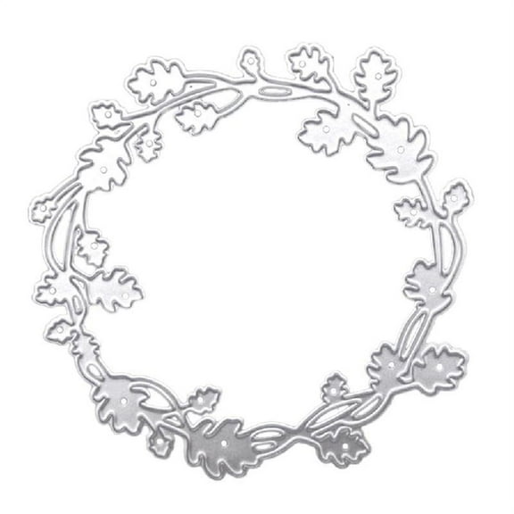 Creative Wreath Metal Cutting Dies for DIY Scrapbooking Journaling Embellishment