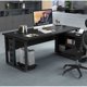 thumbnail image 2 of Boss Conference Office Desk Modern Standing Aesthetic Workstation Office Desk Computer Luxury Meuble Bureau Furniture SR50OD My Lux Decor Round, 2 of 14