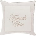 thumbnail image 1 of Surya French Chic 18" x 18" Lilac And Ivory Pillow Cover FRC002-1818, 1 of 2