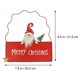 thumbnail image 2 of De Navidad Feliz Navidad Hierro Forjado Santa Claus Bendición Letras Colgante Árbol De Navidad Colgante Fiesta De Vacaciones Decoración matsuzay HA045215-02, 2 of 6