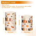 thumbnail image 6 of Yayeee Flameless Candles with Remote Flickering Battery Operated Multi Color Changing, Beige Fall Acorns Pattern, 6 of 7