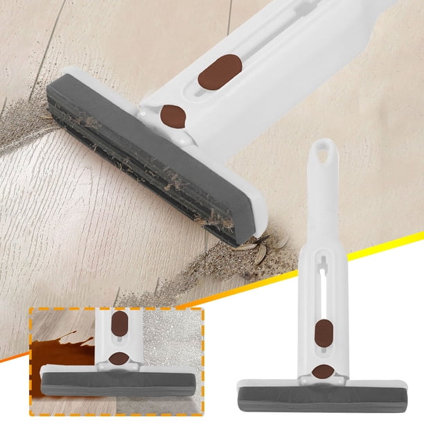 Xihbxyly Mini Trapeador Portátil, Diseño Autoexprimible, Gran Absorción de Agua, Uso En Seco y Húmedo, Compacto para Espacios Pequeños, Fácil de Guardar, Multiusos para La Limpieza Del Hogar y El Aut