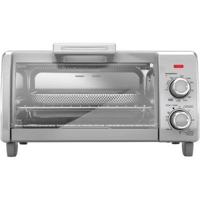 4-Slice Crisp 'N Bake Air Fry Toaster Oven, TO1787SS, 5 Cooking Functions, 30 Minute Timer, Stainless Steel