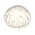 thumbnail image 1 of YFYANG Women's Double Waterproof Shower Cap, Beige Simple Flower Pattern Reusable Hair Cap for All Hair Styles and Head Sizes, 1 of 6